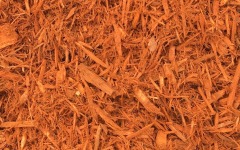 Värviline multš oranž - 1 alus (40 kotti/2 m³)
